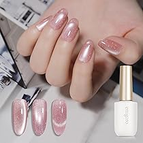 Amazon | emigoro マグネットネイル ピンク ジェルネイル ラメ